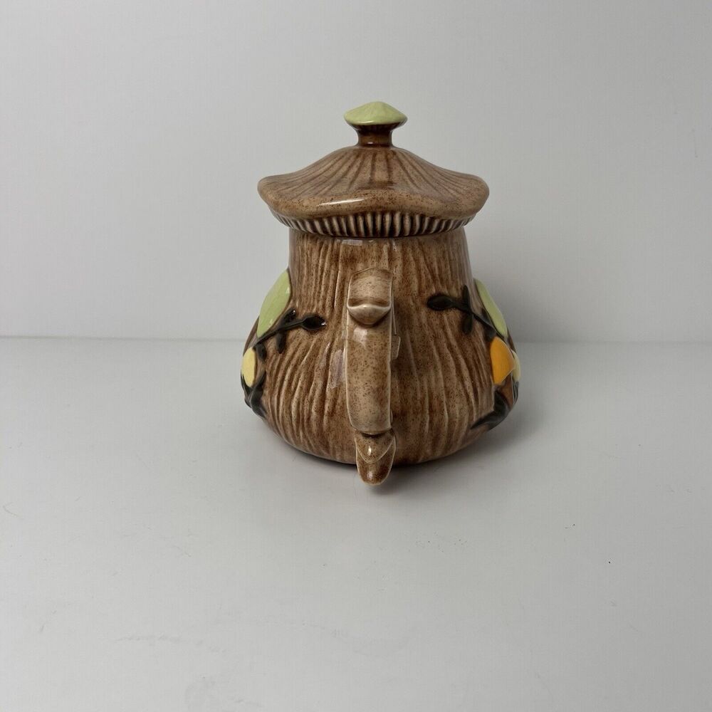 VTG Arnel's Mushroom Teapot Dark Lid Salt & Pepper Shaker Set Ceramic - Picture 9 of 16